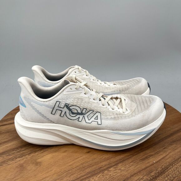 Hoka One One Other - Hoka One One Mach 7 Mens Size 11 D White Road Running Comfort Walking Sneakers
